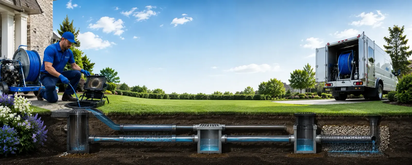 Outdoor drain cleaning information for Reynolds, IL